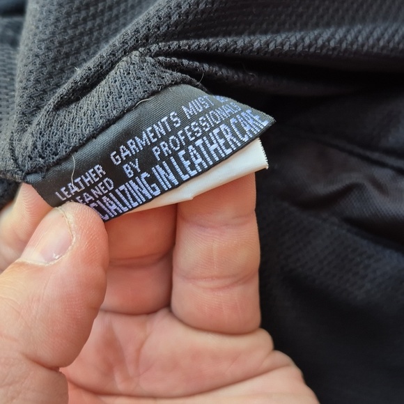 FIRST Classics Leather Gear Motorcycle Moto Black Mens 7XL Zip Jacket RARE SIZE - Picture 12 of 14